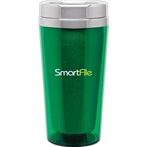 Apple Green - 16 Oz Double Wall Translucent Acrylic Exterior With 18/8 Stainless Steel Liner