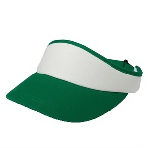 Colors - Unisex 70's Inspired Visor With Crown And Contrasting Color Bill