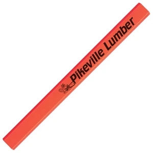 International Carpenter - Neon Orange - Flat Barrel Pencil With Flat Medium Core Offers Value