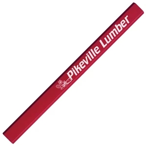International Carpenter - Red - Flat Barrel Pencil With Flat Medium Core Offers Value