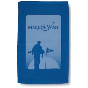 Turkish Signature (tm) - Blank White Towel - Ultra Weight 100% Cotton Golf Towel. 16" X 25"