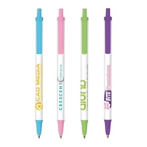 Bic (r) Clic Stic (r) - Fashion Color Ballpoint Pen With Break-resistant Pocket Clip