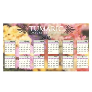 30 Mil. - Large Calendar Magnet Made From Recycled, Flexible Magnet Sheets