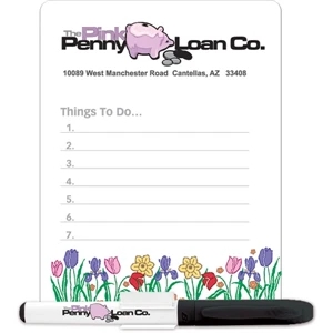 4" X 5 1/4" - Dry-erase Magnet, 20 Mil. Thickness. Made In The Usa. Always In Stock