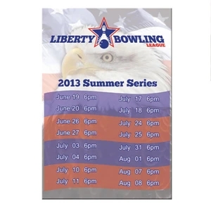 30 Mil Magnet - Football - Schedule Magnet Made From A Minimum Of 12% Recycled Material