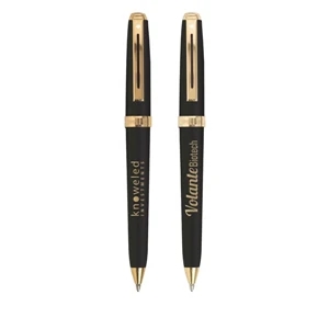 Sheaffer (r) Prelude (r) Collection - Ballpoint Pen Features A Black Matte Finish With 22k Gold Plated Trim