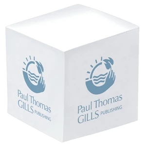 3" X 3" X 3" - Eco Friendly Non-adhesive Notepad Cube. 1-color Imprint At A Budget Price