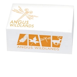 3" X 3" X 1" - Eco Friendly Non-adhesive Notepad Cube. 1-color Imprint At A Budget Price