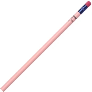 Create-a-pencil (tm) - 3 Color Imprint - Pastel Pink - Customizable Round Barrel, #2 Core Pencil