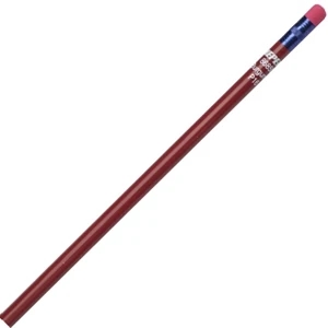 Create-a-pencil (tm) - 3 Color Imprint - Burgundy - Customizable Round Barrel, #2 Core Pencil