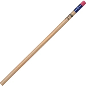 Create-a-pencil (tm) - 3 Color Imprint - Natural - Customizable Round Barrel, #2 Core Pencil