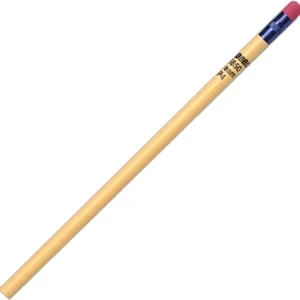 Create-a-pencil (tm) - 3 Color Imprint - Cream - Customizable Round Barrel, #2 Core Pencil