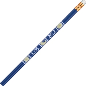 Abert Special (tm) - 3 Colors - Royal Blue - Pencil With Bonded Core In Quality Round Wood Barrel