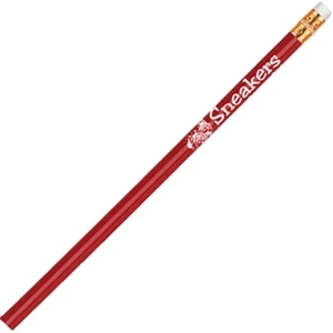 Abert Special (tm) - 3 Colors - Red - Pencil With Bonded Core In Quality Round Wood Barrel