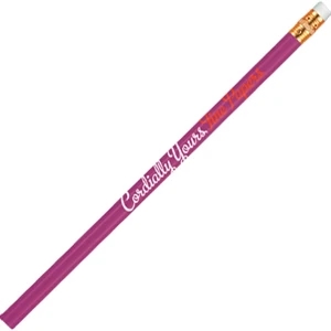 Abert Special (tm) - 3 Colors - Berry - Pencil With Bonded Core In Quality Round Wood Barrel