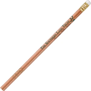 2 Color Imprint - Natural - Forest Stewardship Council Certified Standard Round Pencil With Double Bonded Core
