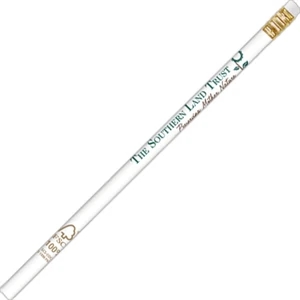 2 Color Imprint - White - Forest Stewardship Council Certified Standard Round Pencil With Double Bonded Core