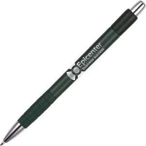 The Authority (tm) - Green - Medium 1.0mm Point, Blue Ink Retractable Pen With Rich Deep Matte Colored Barrel