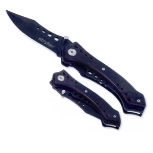 Tool Zone (tm) Eagle Eye - Pocket Folder Knife With A Two-tone Manchurian Ash Handle