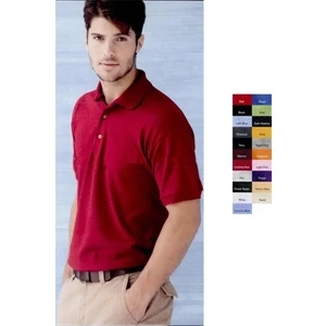 Gildan (r) - Colors X S- X L - Adult 6.5 Ounce Preshrunk Cotton Pique Sports Shirt. Blank Product