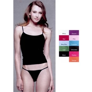 Bella + Canvas (r) - X L - Ladies' Bikini Thong With 1/4" Elastic Satin Trim. Blank Product
