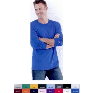 Champion (r) - Neutrals S- X L - Adult Long Sleeve Tagless T-shirt. Blank Product