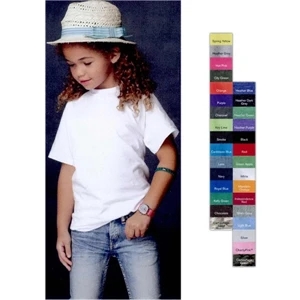 Anvil (r) - Heathers - Youth Ringspun Fashion Fit T-shirt. Blank Product