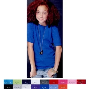 Anvil (r) - Neutrals - Youth Heavyweight 6.1 Oz., Pre-shrunk 100% Cotton T-shirt. Blank Product