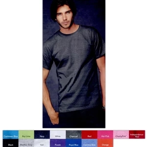 Anvil (r) - Colors 2 X L-4 X L - Adult 6.1 Oz., Preshrunk 100% Cotton Heavyweight T-shirt. Blank Product