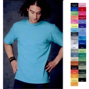 Anvil (r) - Colors S- X L - Adult Heavyweight T-shirt With Double-needle Stitching Throughout. Blank Product