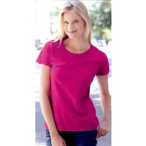 Fruit Of The Loom (r) - Colors S- X L - Ladies' Short Sleeve T-shirt. 5.0 Oz., Pre-shrunk 100% Cotton. Blank Product