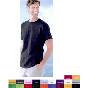 Jerzees (r) Hidensi-t (tm) - Heathers S- X L - Adult T-shirt 5.0 Oz., 100% Cotton. Blank Product