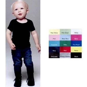Bella + Canvas (r) - Infant Short Sleeve Baby Rib Lap Shoulder T-shirt. Blank