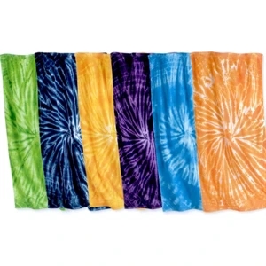Dynomite Apparel - Beach Towel, 30" X 60" With Cyclone Tie-dyed Pattern. Blank