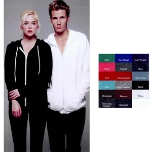 Bella + Canvas (r) - X S- X L - Soft Unisex Full-zip Hooded Sweatshirt In Awesome Colors. Blank