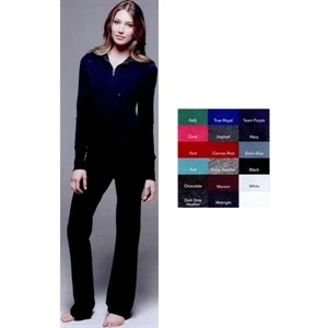 Bella + Canvas (r) - Colors S- X L - Ladies French Terry Hooded Lounge Jacket. Blank Product