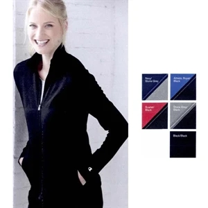Champion (r) - S- X L - Ladies Colorblock Performance Full Zip Sweatshirt. Blank Product