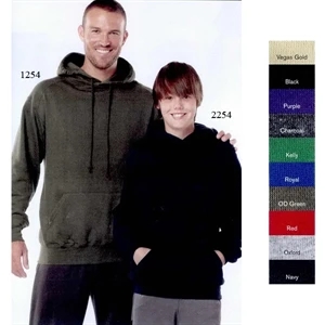 Badger (r) - Youth Hooded Sweatshirt. 9.5 Oz., 60% Ringspun Cotton/40% Polyester. Blank