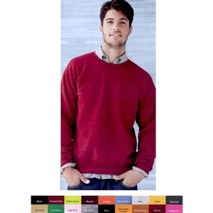 Gildan (r) - S- X L Heathers - Crewneck Sweatshirt Made Of 9.3 Oz. 50% Cotton/50% Polyester. Blank Product