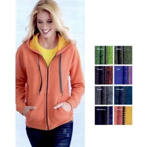 Gildan (r) - S- X L - Ladies Vintage Full Zip Hooded Sweatshirt. Blank Product