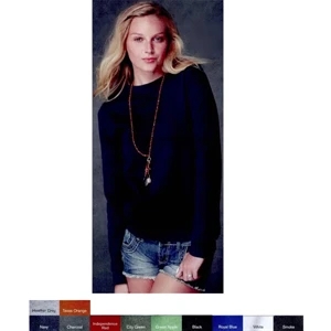Anvil (r) - S- X L - Ladies Crewneck Sweatshirts That's Perfectly Practical And Wonderfully Warm. Blank