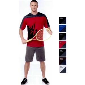 Badger Sport (r) B-dry Core - 2 X L - Short Sleeve T-shirt With Moisture Management Performance. Blank Product