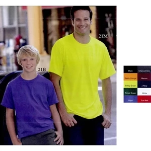 Jerzees (r) - Colors - Lightweight Polyester Youth Short Sleeve T-shirt With Moisture Wicking. Blank