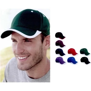 Oc Sports - Bamboo Baseball Cap With Visor Accent In 100% Polyester. Blank