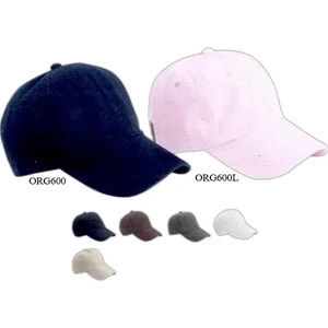 Outdoor Cap (r) - Ladies Six-panel, Low-profile, Unstructured 100% Organic Cotton Cap. Blank Product