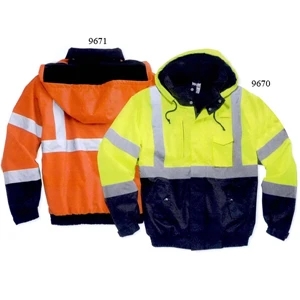 Ml Kishigo - Lime-black - 2 X L-5 X L - Hi-vis Jacket With Left Chest Radio Pocket. Blank Product