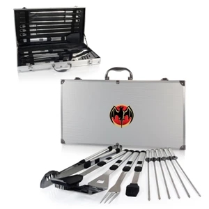 Mirage (r) - Fully-lined Complete, Stainless Steel Bbq Tool Set With 11 Essential Pieces