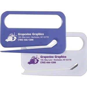 Wall Street - Letter Opener And Magnifier Combines Cutting Action With A 3 X Acrylic Magnifier