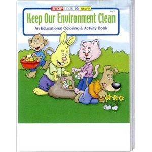 Environmental Coloring And Activity Book Fun Pack With Crayons In Imprinted Box