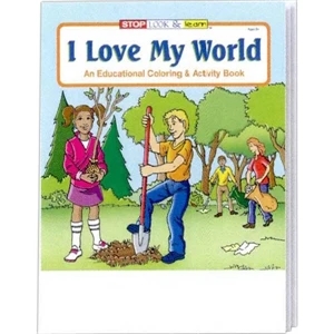 I Love My World Coloring And Activity Book Fun Pack With Unimprinted Crayons